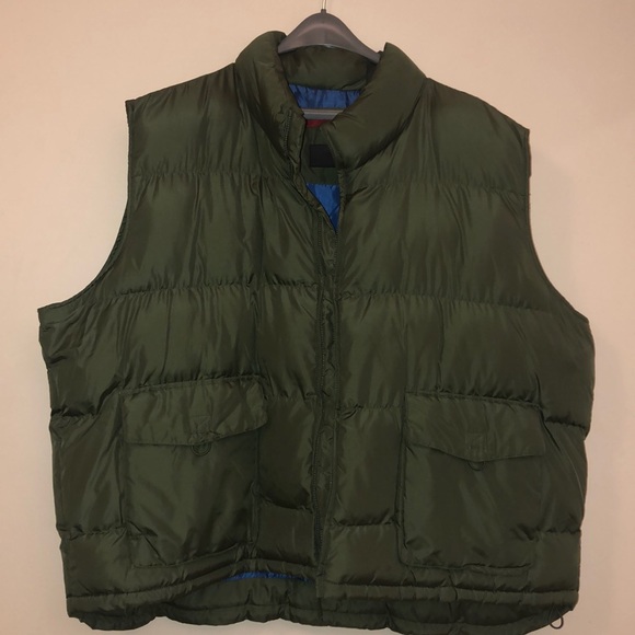 St Johns Bay Army Green Puffer Vest - Picture 2 of 6